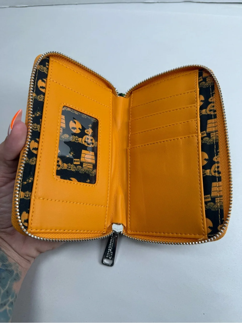 Loungefly Peanuts Great Pumpkin Snoopy Zip Around Wallet